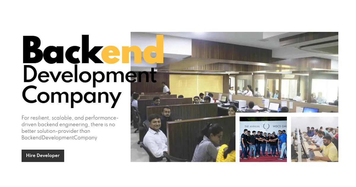 Top Backend Development Company | Backend Development Services